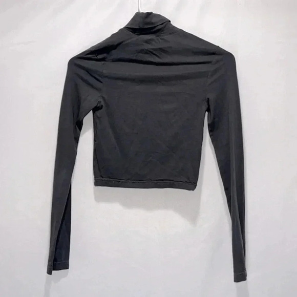 Cropped turtle neck XXS Divided by H&M grey gray long sleeve turtle neck neutral - Picture 2 of 6